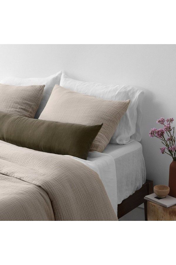 EVYA-Set cuvertură de pilota muselină moale 100% bumbac dublu 4 straturi 3 bucăți 200x220 cm 1