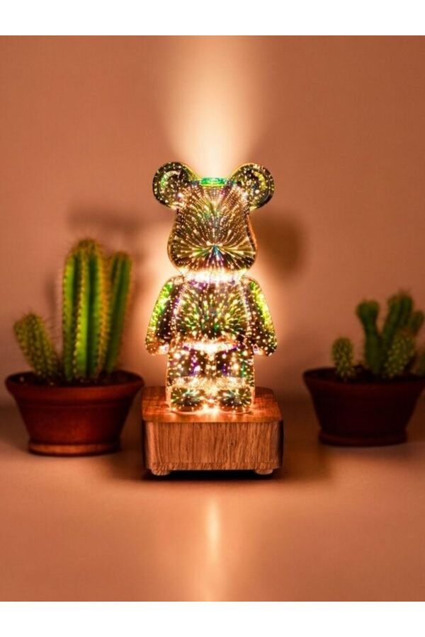 Discover Sevimli Teddy Bear Ayıcık Hediyelik Gece Lambası Ev Yatak Odası Bebek Çocuk Lambası