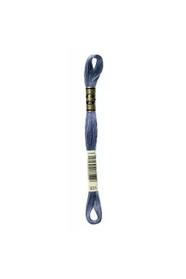Dmc-Muline Hand Embroidery Threads - 8 M - Color No 931 1