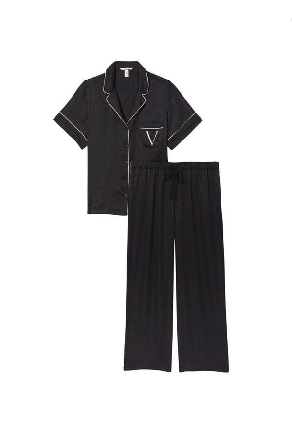 Victoria s Secret Long Satin Pajama Set Trendyol