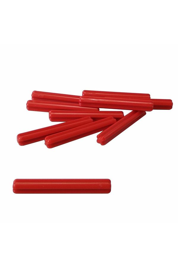 LEGO-Technic Moc Custom - Red Axle 4l Small, 4 Pieces Mindstorms Accessory 1
