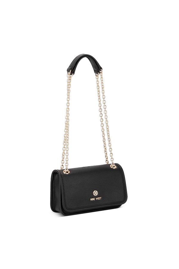 Nine West Ninewest Saoirse Mini Cnvrtbl Xbdy Flap Black Sling Bag for Women Trendyol