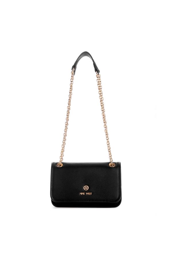 Nine West Ninewest Saoirse Mini Cnvrtbl Xbdy Flap Black Sling Bag for Women Trendyol