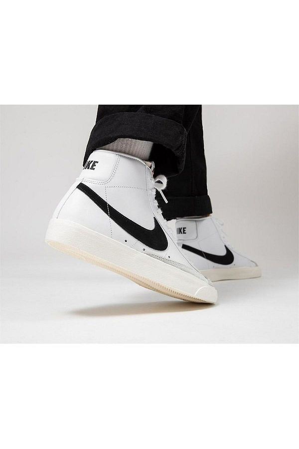 Nike Blazer Mid 77 Vintage White Sneakers BQ6806 100 Narrow Fit Trendyol