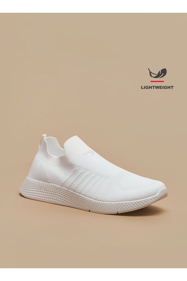 Dash-Textured Slip-On Lightweight Walking Shoes with Pull Tabs 1