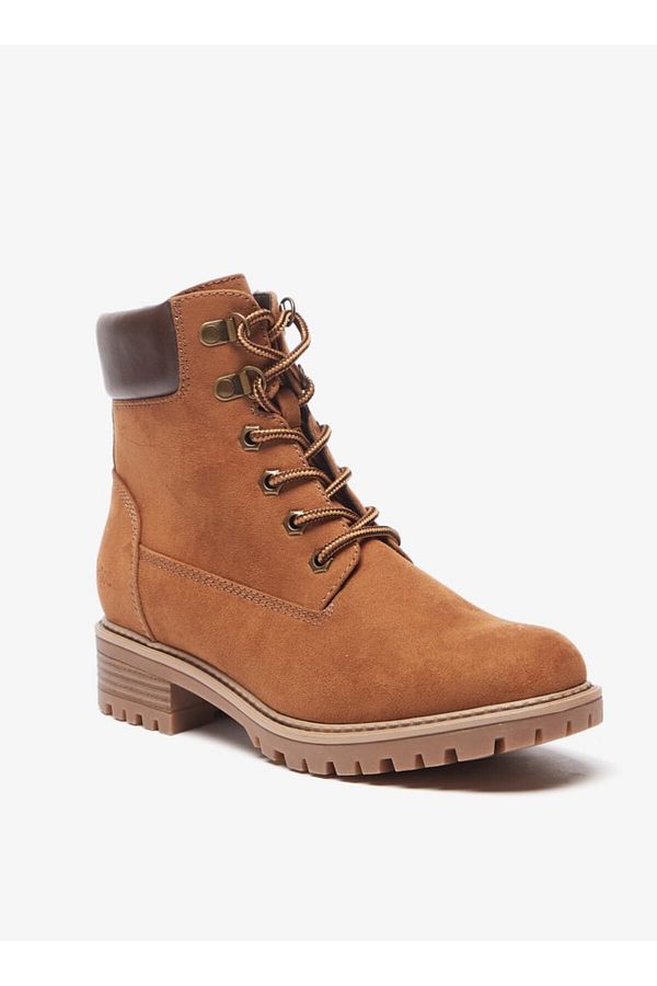 Lee Cooper Women s Ankle Boots with Block Heels and Zip Closure Trendyol