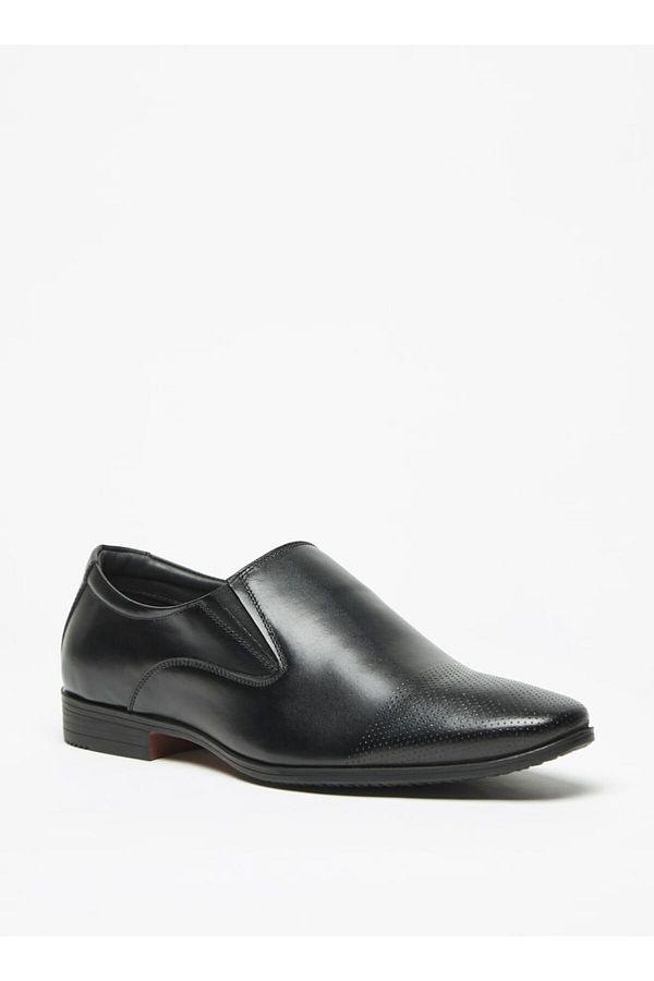LBL by Shoexpress-Perforated Slip-On Loafers 1