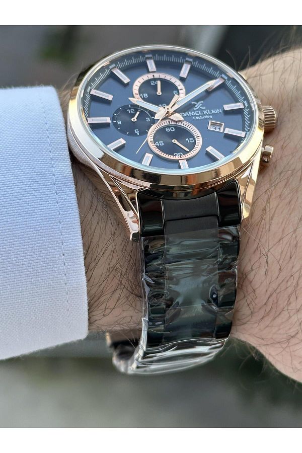 Daniel Klein DAN EL KLEIN EXCLUSIVE MEN S WRIST WATCH SPORTS AND STYLISH USE DUAL TIME GAUGES NEW PRODUCT Trendyol