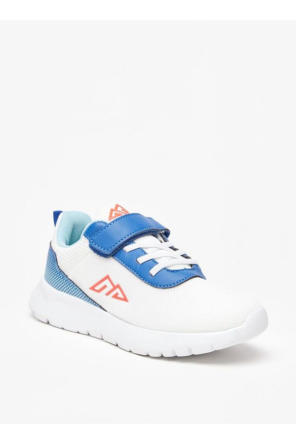 Oaklan by Shoexpress-Textured Sports Shoes with Hook and Loop Closure 1