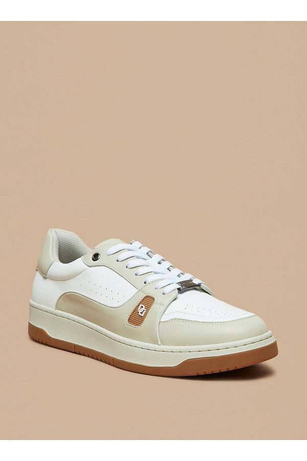 Duchini Men s Panelled Lace Up Low Ankle Sneakers Trendyol