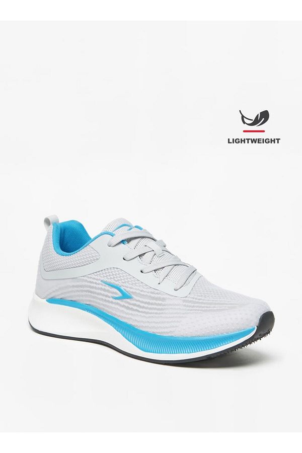 Dash Textured Lightweight Sports Shoes with Lace Up Closure Trendyol