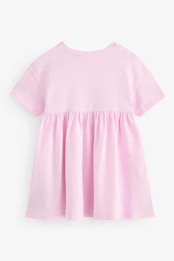 Next Baby Pink Dream Girl s Sweatshirt Dress Trendyol