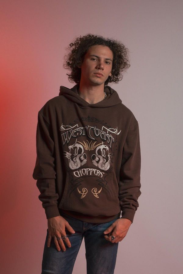 Overdrive West Coast Choppers Sweatshirt Hoodie Trendyol
