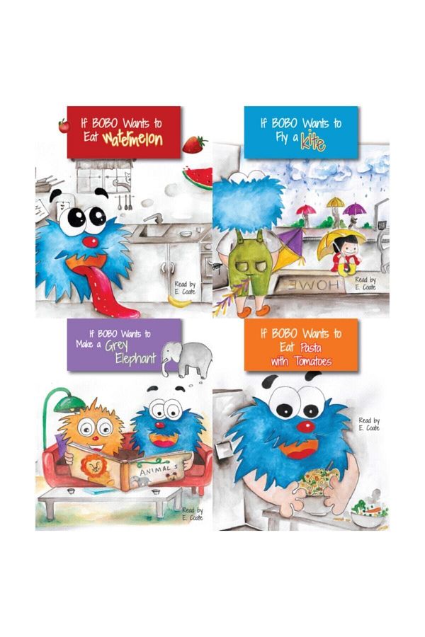 LCF-Bobo 4-Piece English Voice Story Set (WITH QR CODE) 1