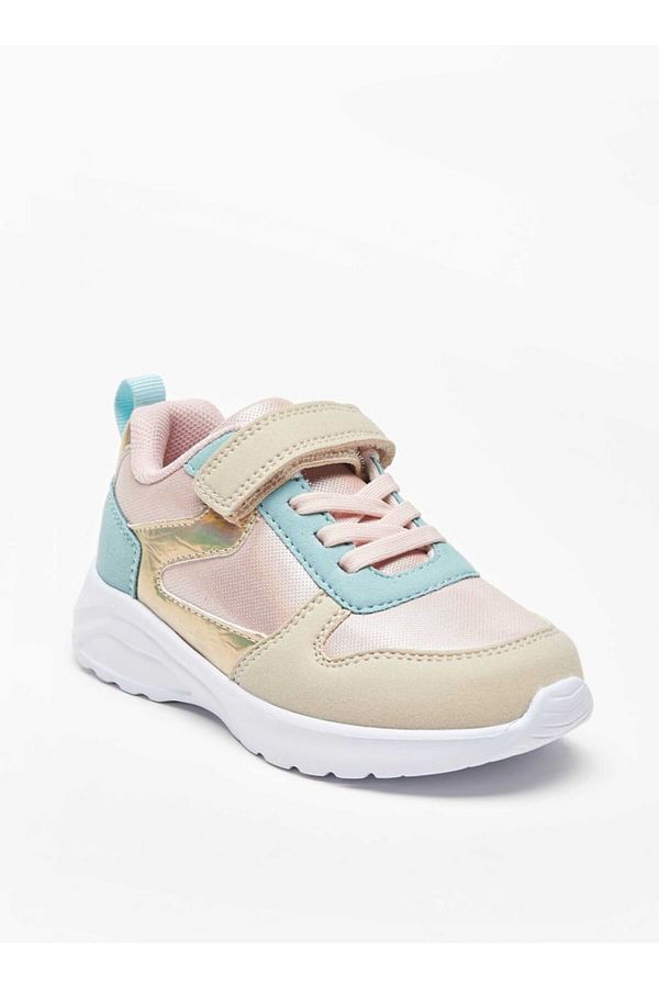 Flora Bella by Shoexpress-Panelled Sneakers with Hook and Loop Closure 1