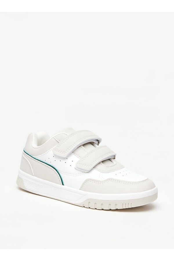 LBL by Shoexpress-Panelled Sneakers with Hook and Loop Closure 1