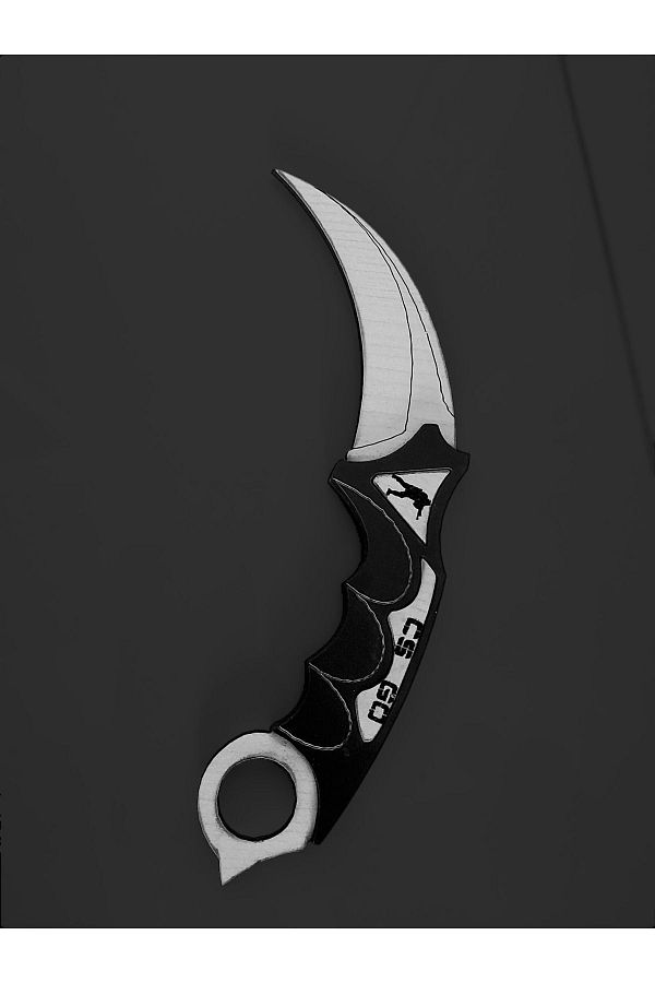 Mu Art Ahşap-Wooden Cs-Go Toy Karambit 1