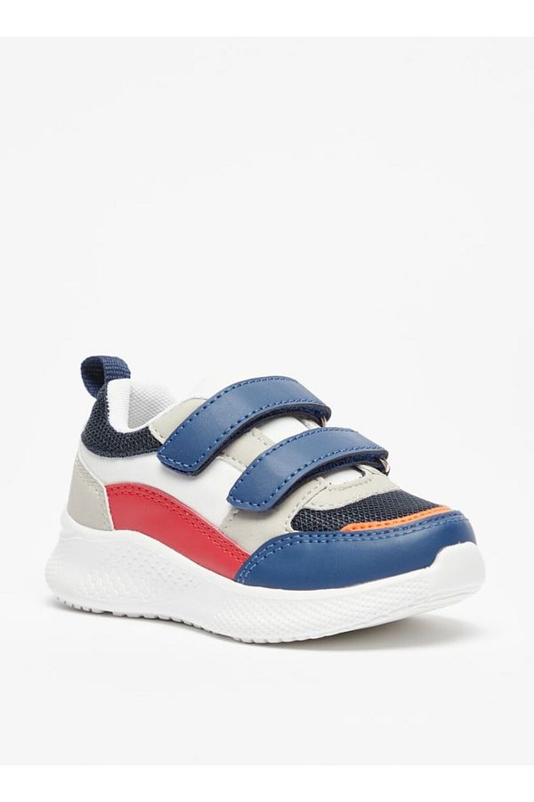 LBL by Shoexpress-Boys' Panelled Sneakers with Hook and Loop Closure 1