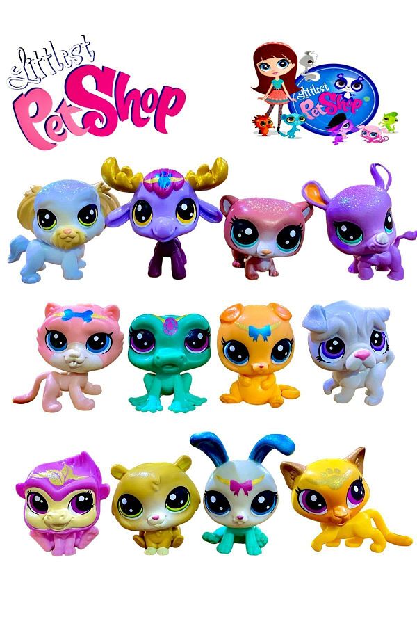 Littlest Pet Shop 12 Piece Mini Family Littlest Pet Shop LPS Stamped 12 Piece Mini Set Trendyol