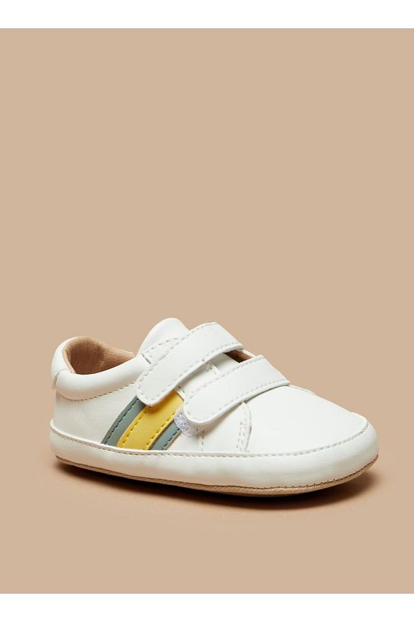 Barefeet-Colourblock Booties with Hook and Loop Closure 1