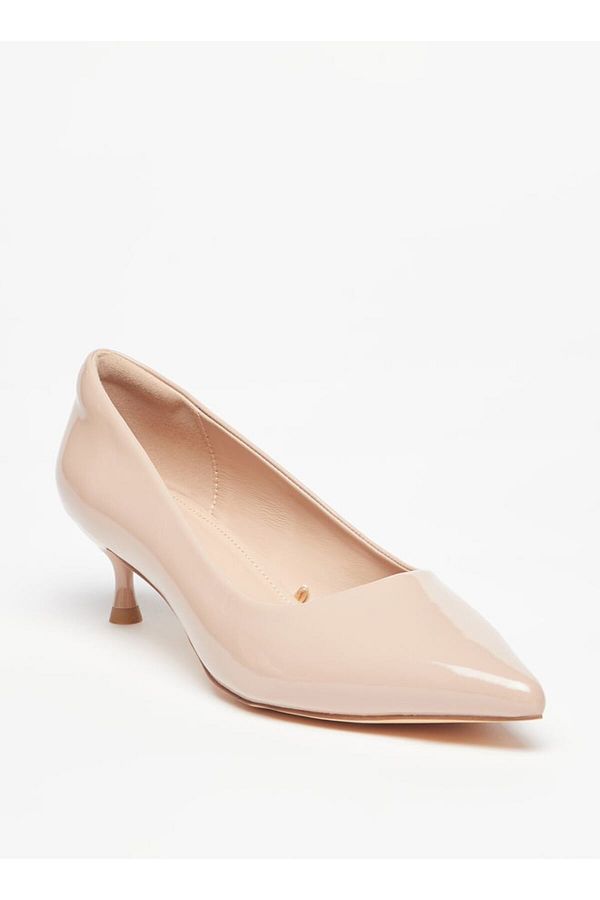 Celeste-Women's Solid Pumps with Kitten Heels 1