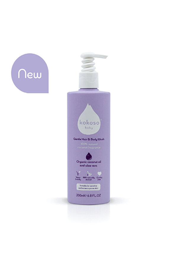 KOKOSO BABY Saç ve Vücut Şampuanı   200ml