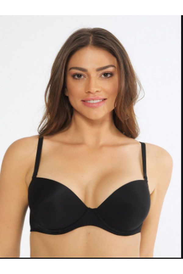 Orkide-Sutien de bază necăptusit negru pentru femei 8300 1
