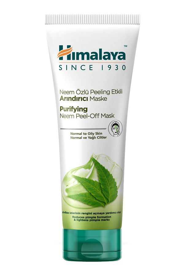 Himalaya Since 1930-Purifying Face Mask with Peeling Effect, Neem, Turmeric, Paraben-Free, Normal and Oily Skin, 75 ml 1