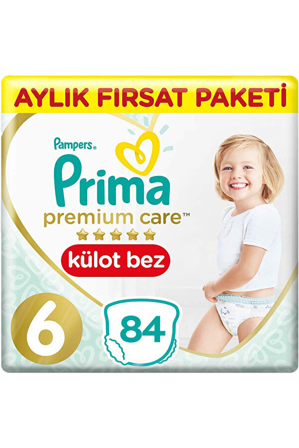 Prima Premium Care Bebek Külot Bezi 6 Beden 28x3 84 Adet