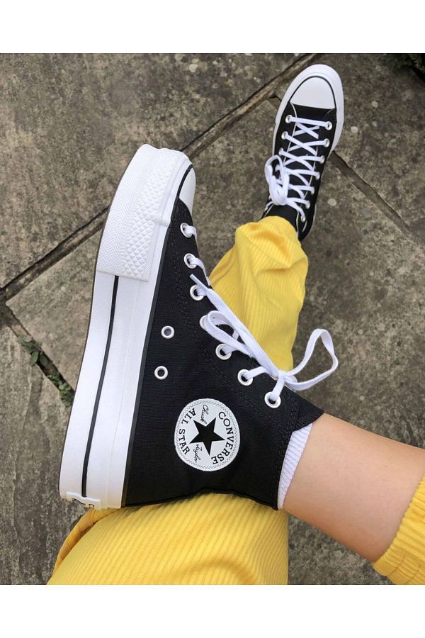 Converse Chuck Taylor All Star Platform Canvas Sneakers for Daily Use Trendyol