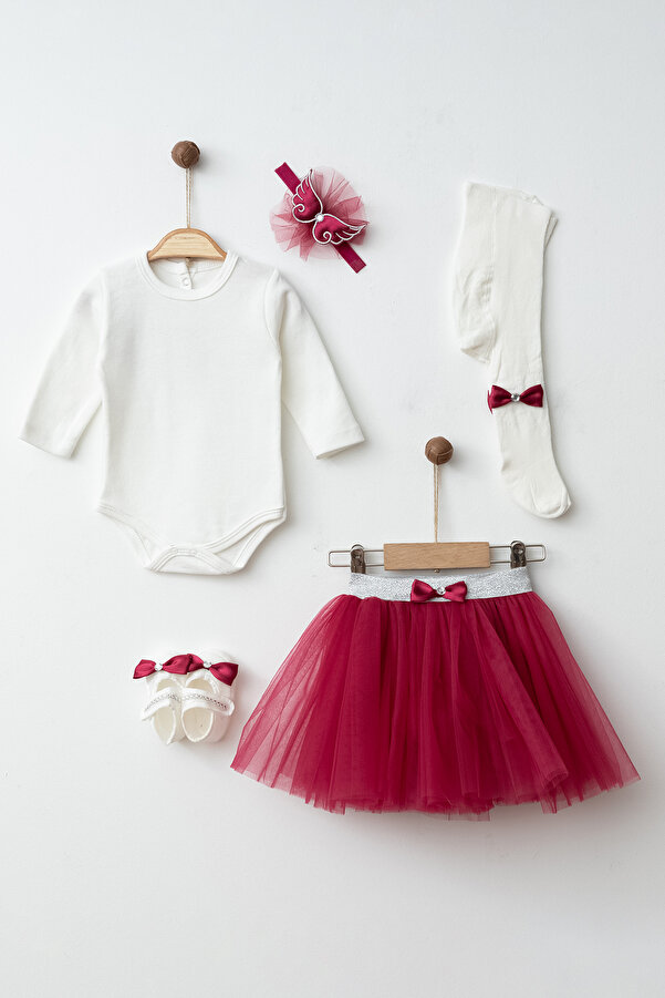 yukobaby bebeğiniz için en doğalı KIZ BEBEK MELEK KANATLI ÇORAPLI TÜTÜ ETEKLİ MEVLÜT TAKIM HEDİYELİK TAKIM