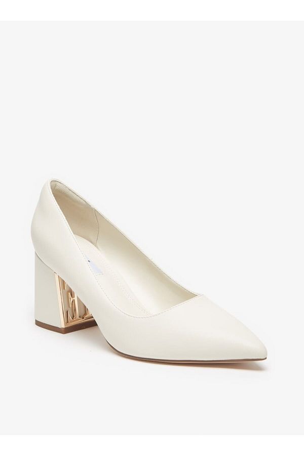 Elle Women s Solid Slip On Shoes with Block Heels Trendyol