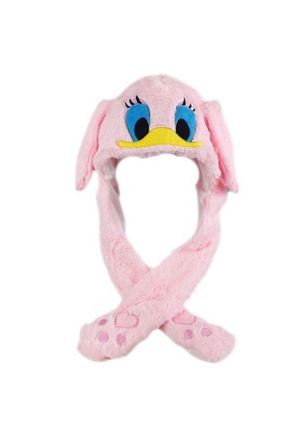 sofun-DAFFY DUCK LIGHTED PLUSH HAT WITH SHIELD EARS 1