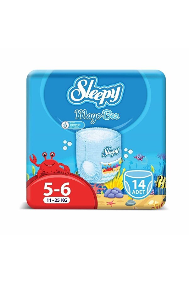 Sleepy 6 Beden Xlarge Mayo Külot Bez 14 Adet 11-25 Kg