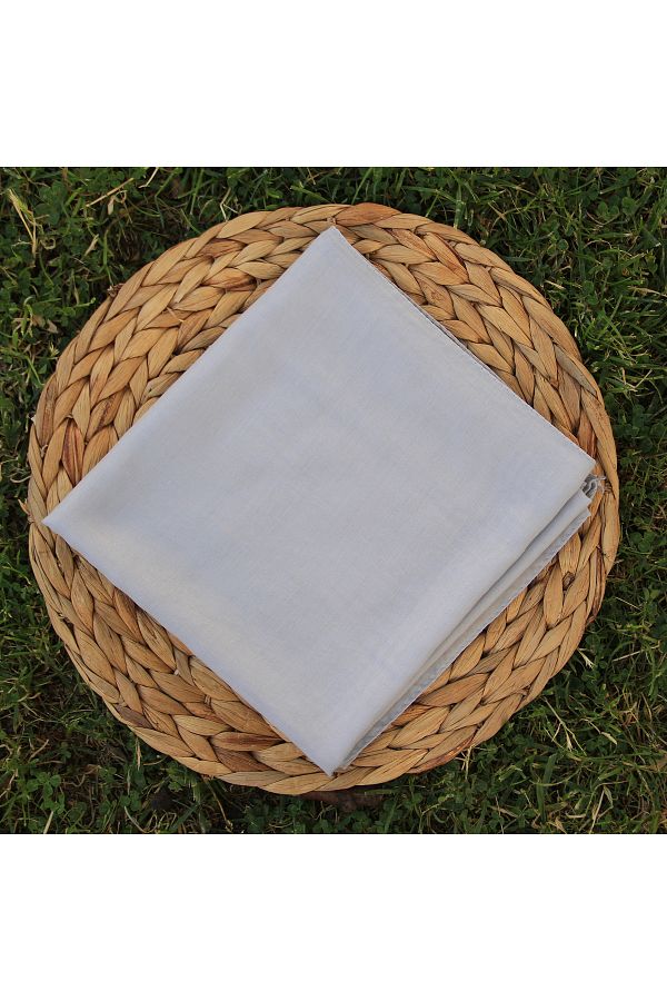 VEGA MODA-Plain India Colored Cheesecloth - Embroidery Writing, Stitching Detail 1