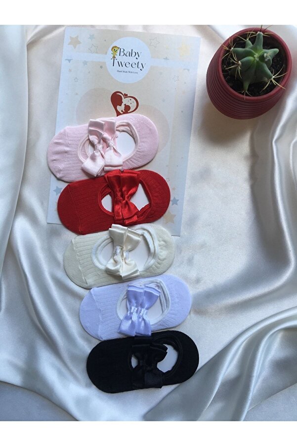 Baby Tweety 5'li Kombin Özel Aksesuarlı Bebek Babet Çorap