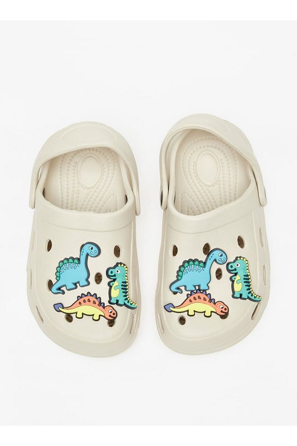 LBL by Shoexpress-Dinosaur Applique Clogs with Backstrap 1
