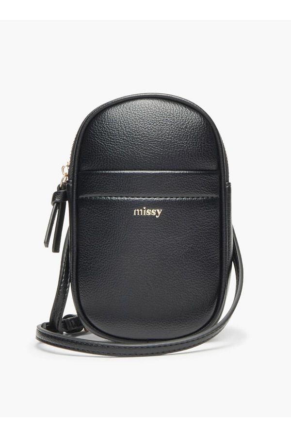 Missy Logo Detail Crossbody Bag with Zip Closure Trendyol