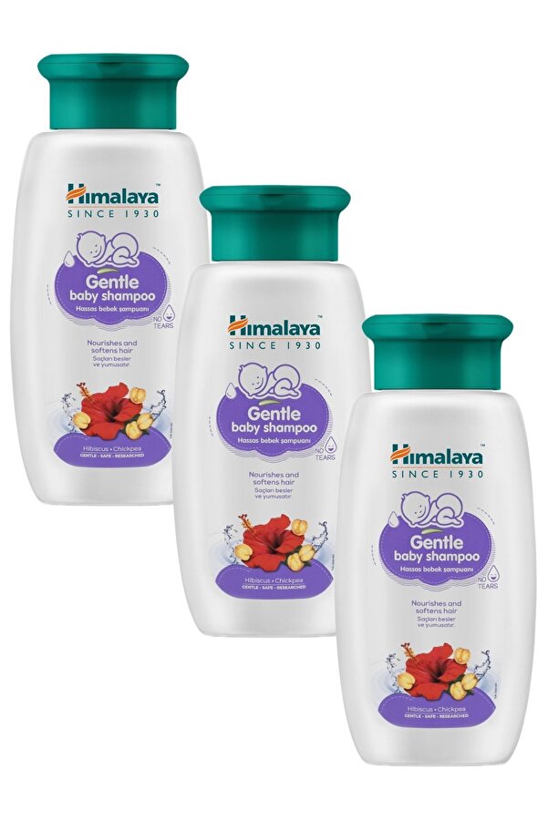 Himalaya Since 1930 Hassas Bebek Şampuanı, Göz Yakmayan, Parabensiz, Sentetik Içermez, 400 ml 3 Adet