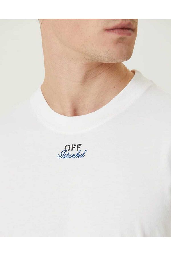 BrandsBoutique-Off White Istanbul Logo White T-shirt 1