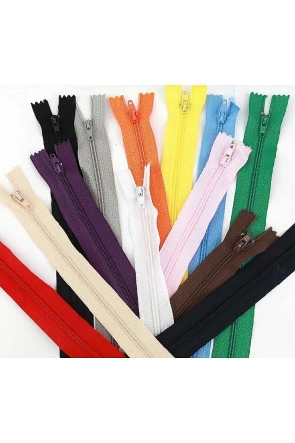 MFB-10 PCS MIXED COLOR ZIPPER 1