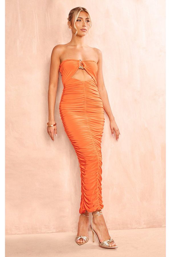 Slinky bandeau dress cheap