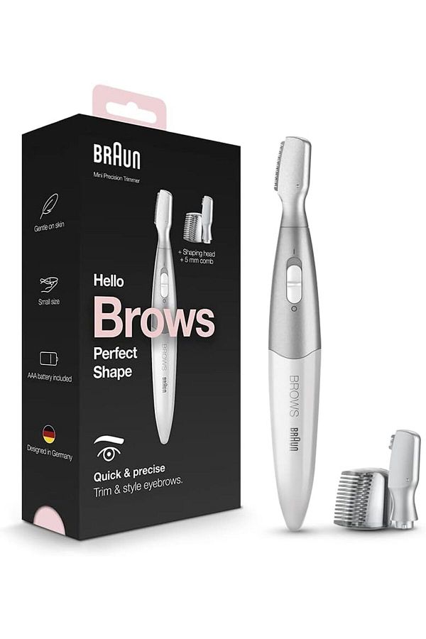 Braun-Silk finish Hair Remover, On-The-Go Trimmer, Detailed styling, Shape your brows - FG1106 1