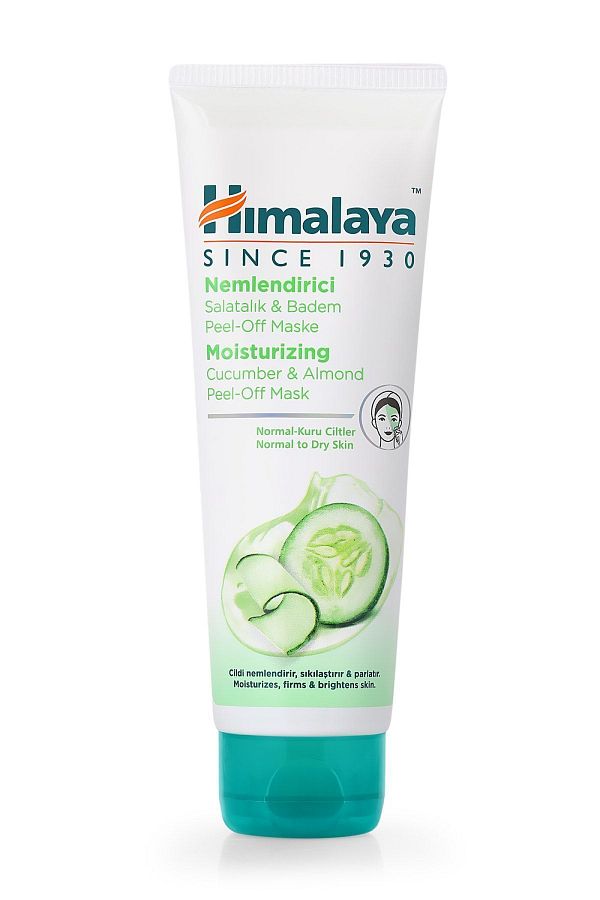 Himalaya Since 1930-Moisturizing Face Mask with Peeling Effect, Almond, Cucumber, Paraben-Free, Normal and Dry Skin, 75 ml 1