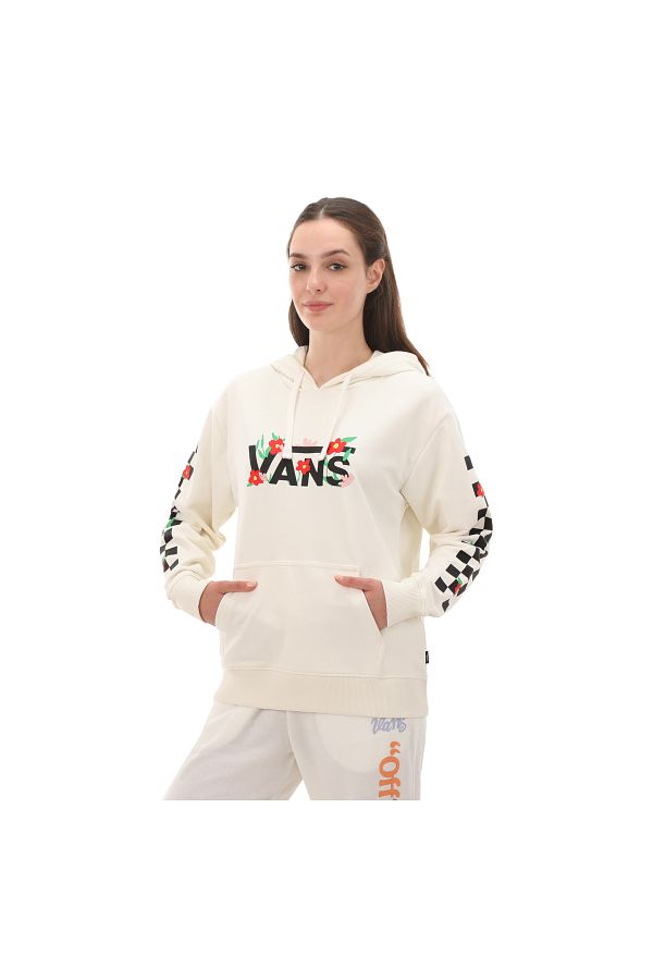 Vans White Vans Fleurs Bff Hoodie 000JG9FS81 R Women s Sweatshirt Trendyol