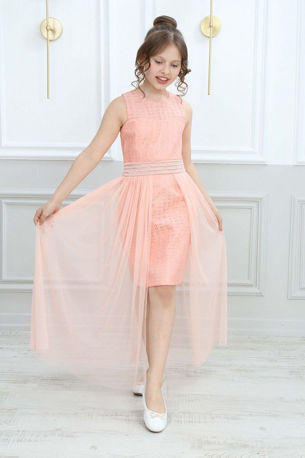 Asortix Girl s Evening Dress Graduation Gown Special Day Night Costume Trendyol