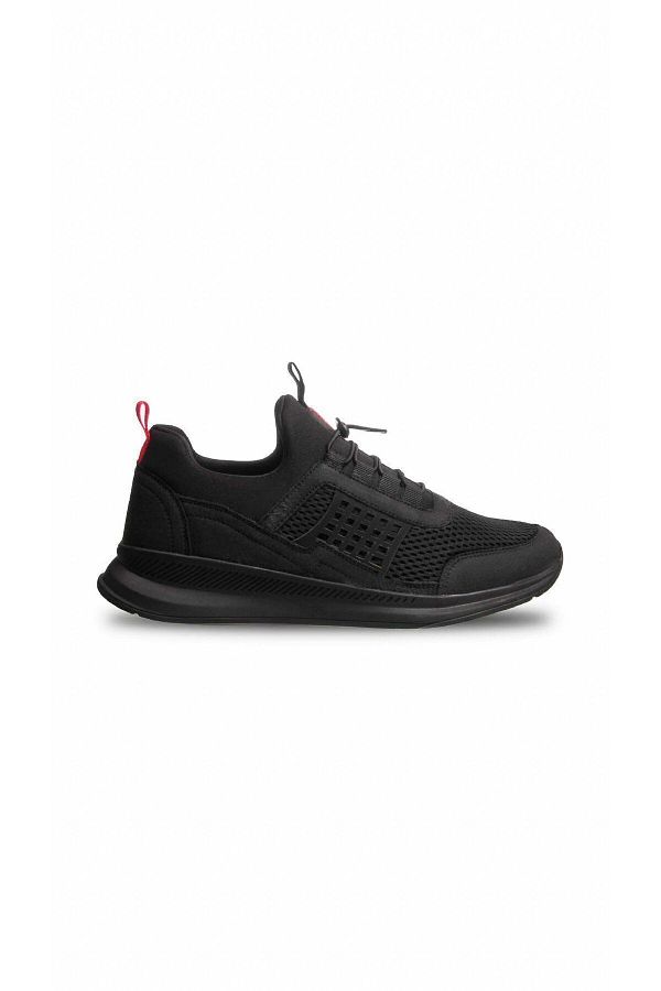 M.P.-Mp Smartflex Men's Smart Adjustable Lace-up Black-red Casual Shoes 1