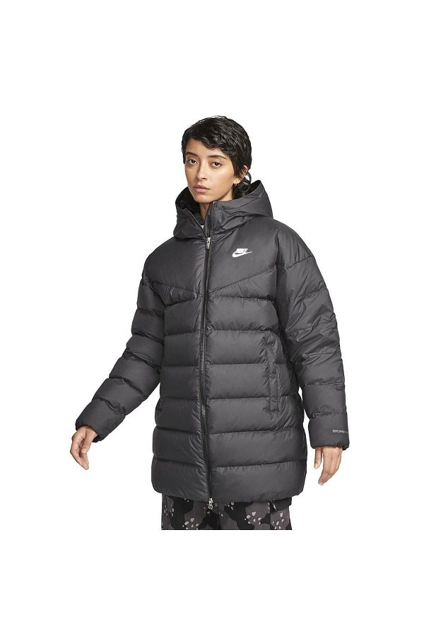 Nike W NSW SF DWN WR PARKA BLACK Women's Coat- Trendyol