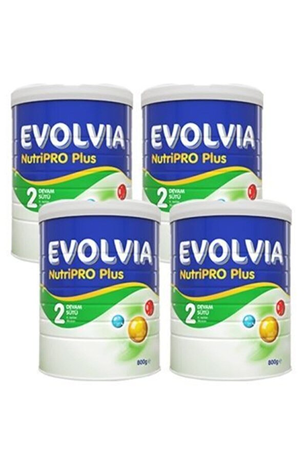 Evolvia Nutripro Plus 2 Bebek Devam Sütü 800gr 4'lü Paket