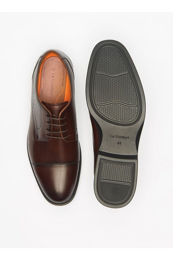 Le Confort Solid Derby Shoes with Lace Up Closure Trendyol